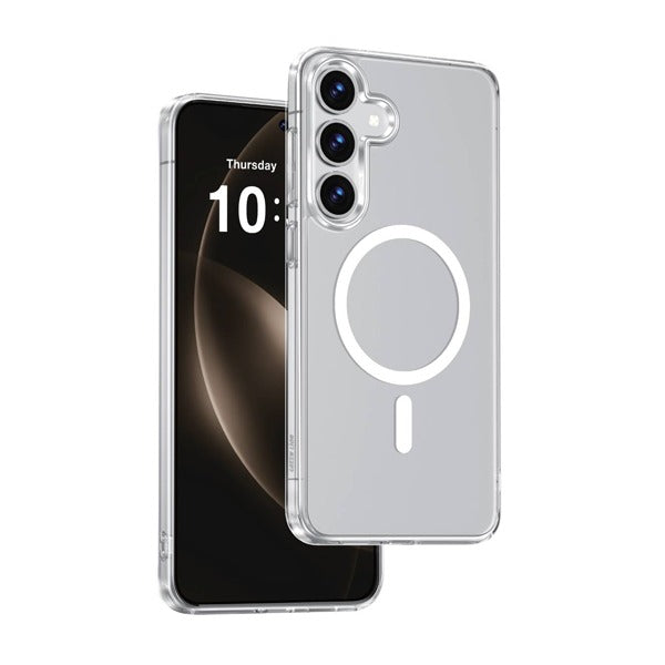 Keephone Galaxy S25 Plus X-crystal Magsnap Anti Yellowing MagSafe Case | Transparent Keephone Galaxy S25 Plus X-crystal Magsnap Anti Yellowing MagSafe Case | Transparent